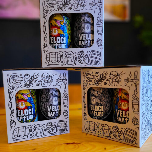 VELOCIRAPTURE: BLACK & WHITE DOUBLE FEATURE Box Set - 4 x 440ml