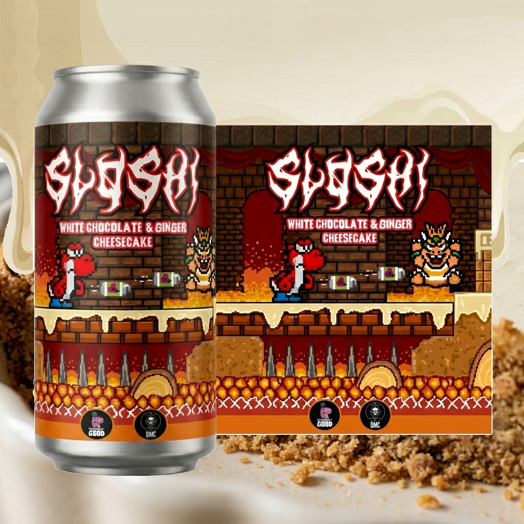 SLOSHI: WHITE CHOCOLATE GINGER CHEESECAKE (DMC COLLAB) - 440ml (5.5%)